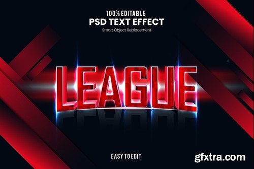 League - Modern and Futuristic Esport Text Effect 556DLL9