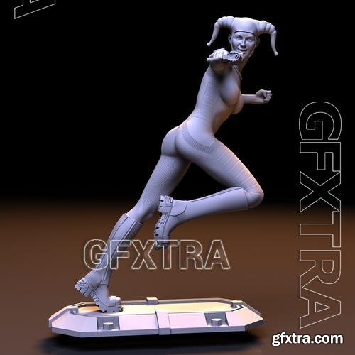 Harley Quinn - Crazy Girl in Love – 3D Print Model