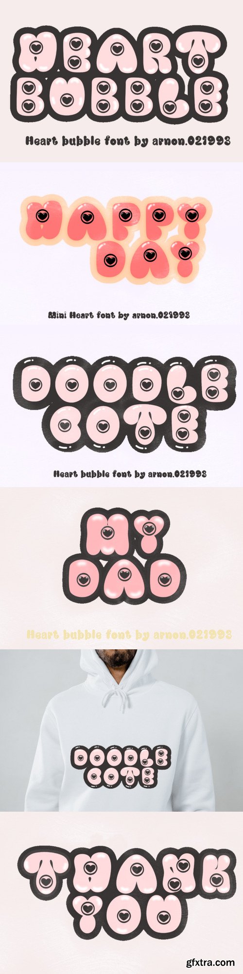 Heart Bubble Font