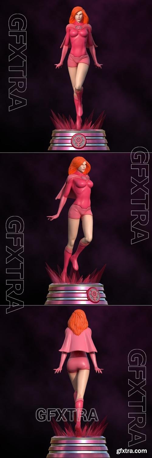 Fanart Atom Eve - Statue – 3D Print Model