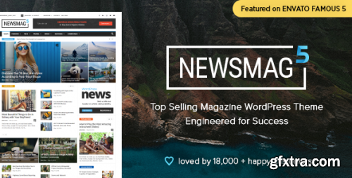 Themeforest - Newsmag - Newspaper & Magazine WordPress Theme 9512331 v5.4 - Nulled