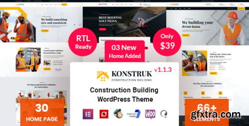 Themeforest - Konstruk - Construction WordPress 37119986 v1.1.3 - Nulled