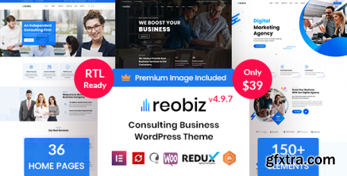Themeforest - Reobiz - Consulting Business WordPress Theme 26702860 v4.9.7 - Nulled