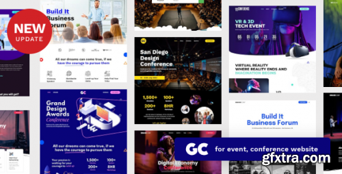 Themeforest - Grand Conference | Event WordPress 19560408 v5.1.5 - Nulled