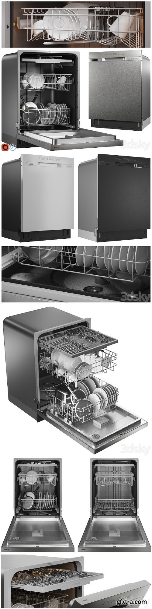 Front Control Dishwasher 001
