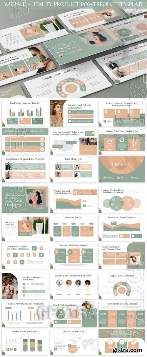 Emerald - Beauty Product Powerpoint Template ZL45DDG