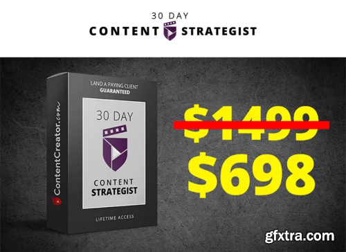 Paul Xavier - ContentCreator.com - 30 Day Content Strategist