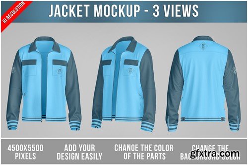 Jacket Mockup YTUBT8Y