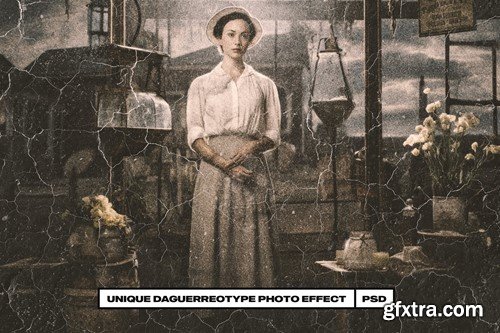 Unique Daguerreotype Photo Effect PSQBKCX