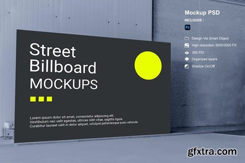 Street Billboard Mockup MK4A5BZ