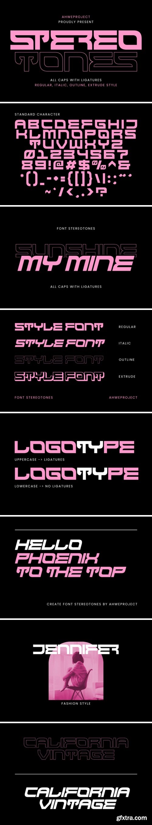 Stereotones Font