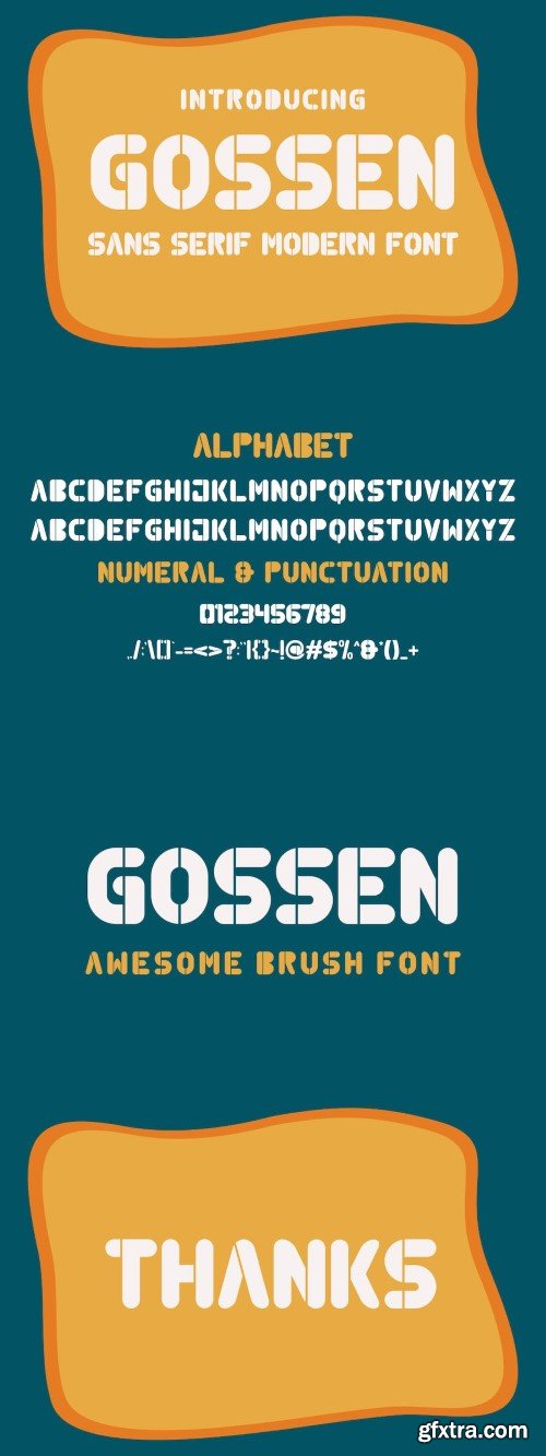 Gossen - Modern Sans Serif