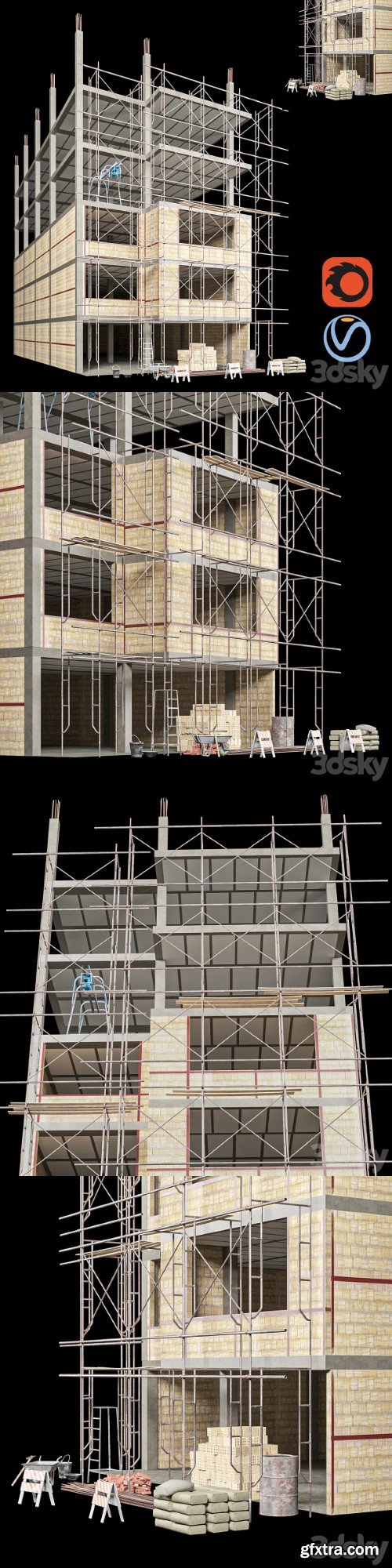 Pro 3DSky - Modular Construction Site 03