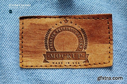 Jeans Label Mockup W5R7QDV