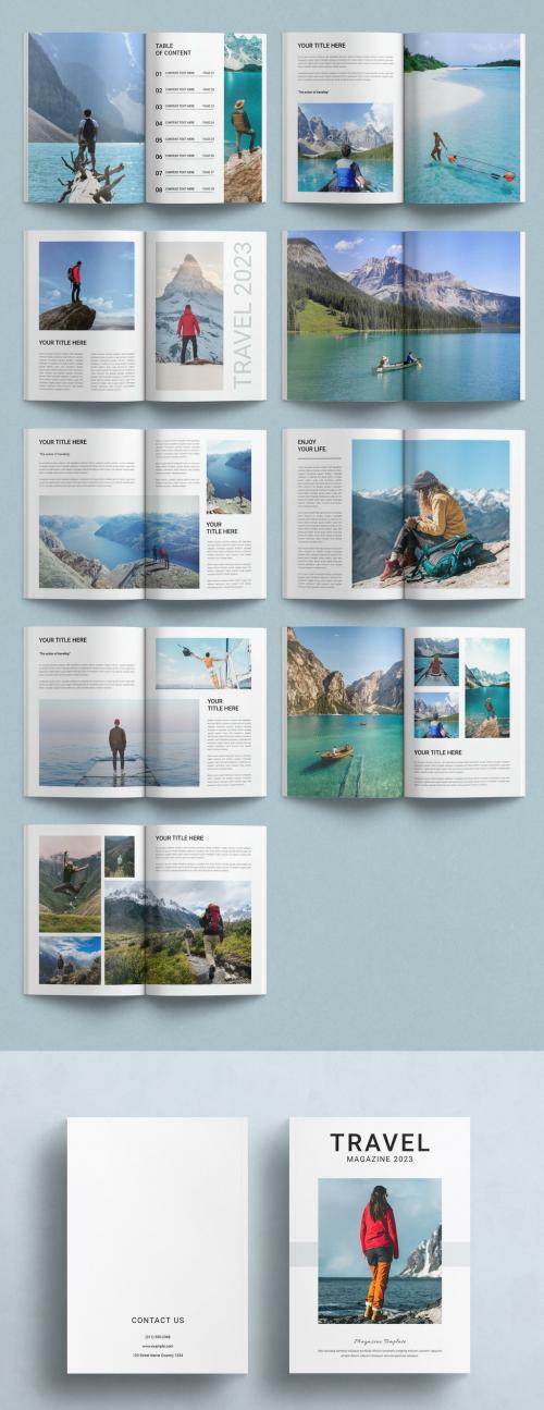 Travel Magazine Layout 577053322