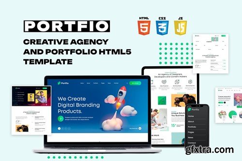 Portfio | Agency & Portfolio HTML Template JJ7AR2D