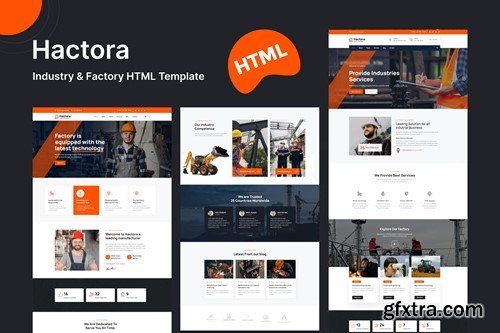 Hactora - Industry & Factory HTML Template NVLED7B