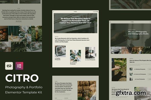 Citro - Photography & Portolio Elementor Template Kit J9WXQ7Z