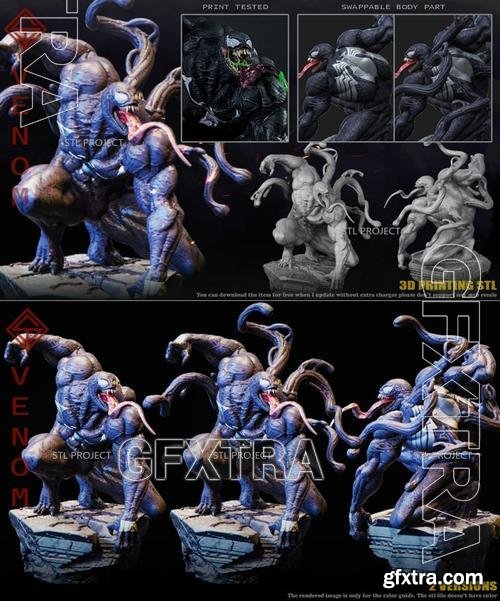 Venom – 3D Print Model