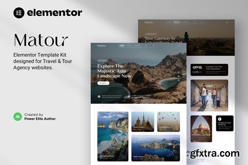 Matour – Tour & Travel Agency Elementor Template Kit ATQ27LC