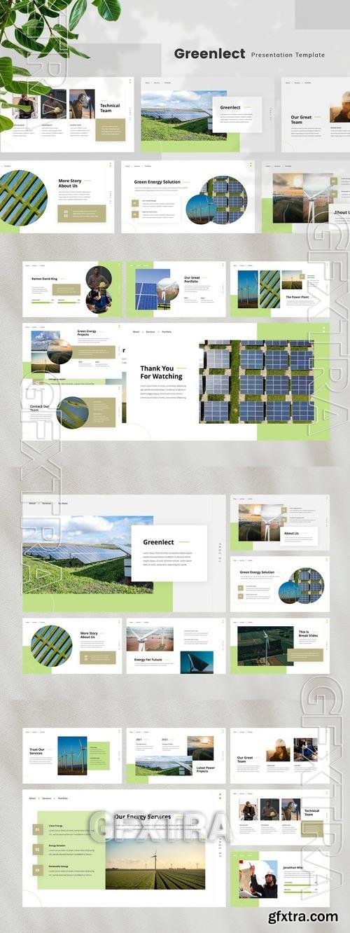 Greenlect - Renewable Energy Powerpoint Template HWVHG5W