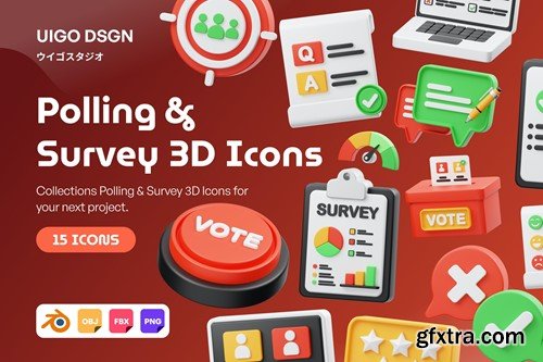 Polling And Survey 3D Icon VS9JBL6