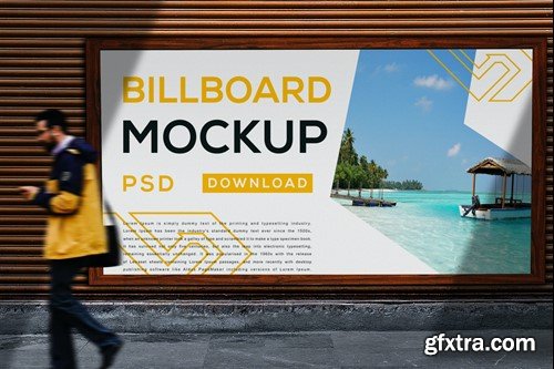 Outdoor Advertising Mockup 4BYLGWC
