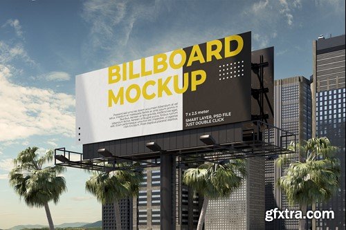 Roadside Billboard Mockup 5BXN32D