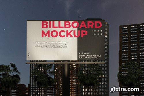 Roadside Billboard Mockup 83Y58WM