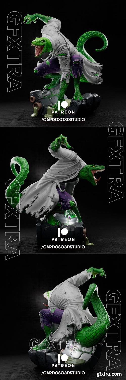 Lizard Statue – 3D Print Model