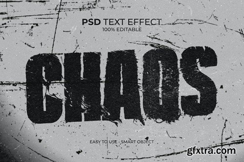 Chaos Disturb Text Effect SUPXNR9