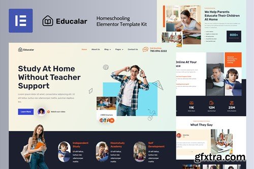 Educalar - Homeschooling Elementor Template Kit MBPZ4DE