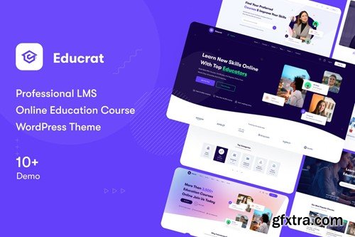 Educrat - Online Course Education WordPress Theme N7X4WZQ