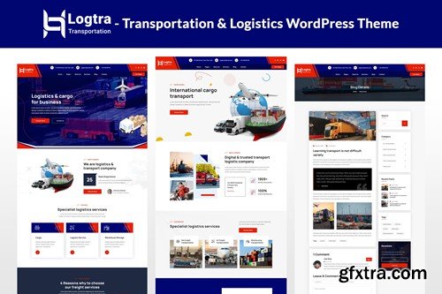 Logtra - Transportation & Logistics WordPress MQCUJD8