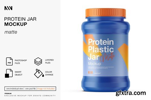 Protein Jar Mockup W7JAML3