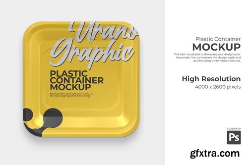 PSD Plastic Container Mockup 8NM3NYM