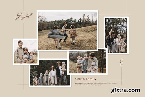 Rustic Photo Collage Card Layout 4K6A69X