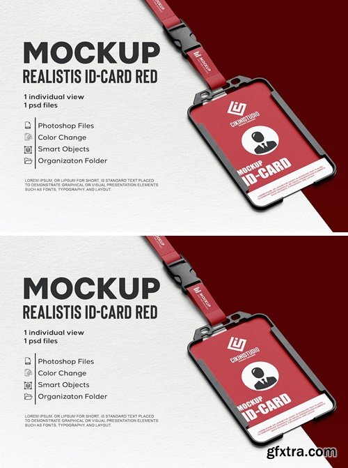 ID Card Mockup XRU4RM6