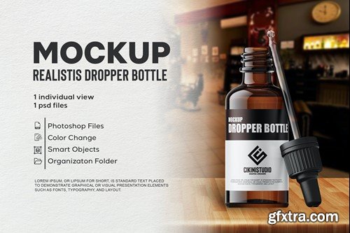Dropper Bottle Mock-Up 4HQVJJM