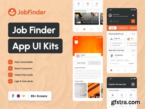 Job Finder Mobile App Ui8net