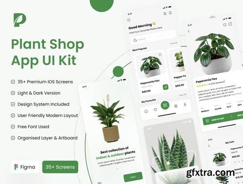 Plant Shop App UI Kit Ui8.net