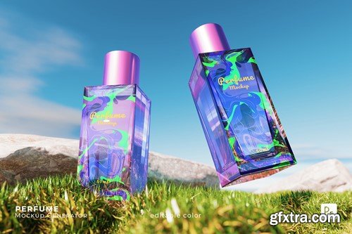 Perfume Bottle Mockup HDVKMYX
