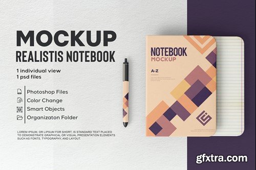 Notebook Mockup 53RU2UQ