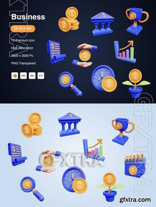 Business 3D Icons EVN3WBJ