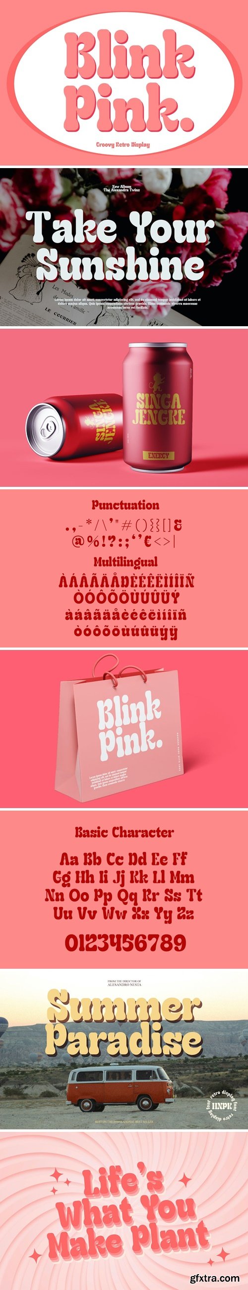 Blink Pink Font