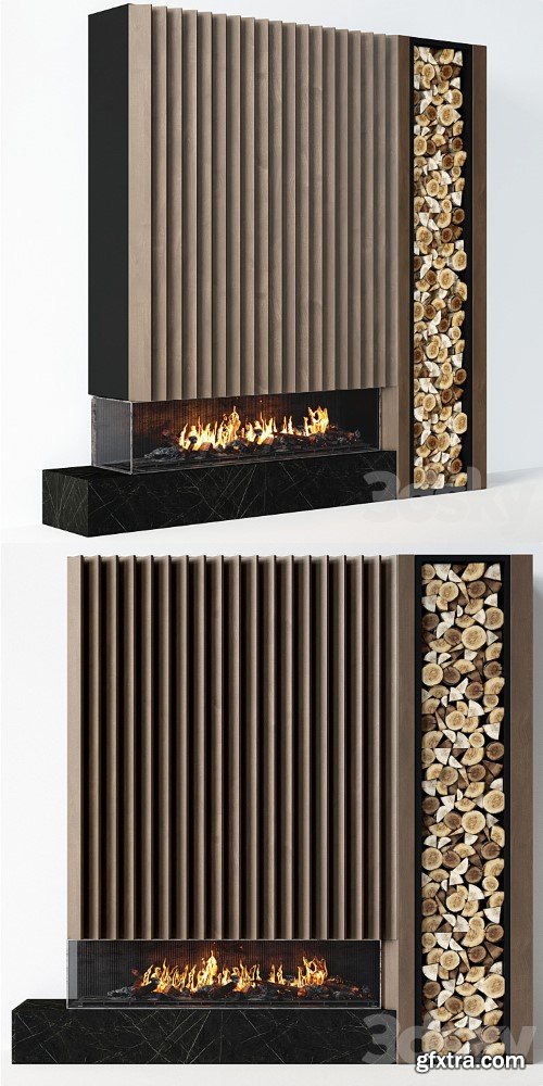 Fireplace modern 55