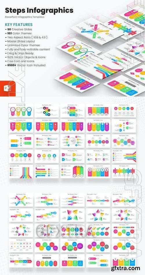 Steps Infographics PowerPoint Template LWCR5XC