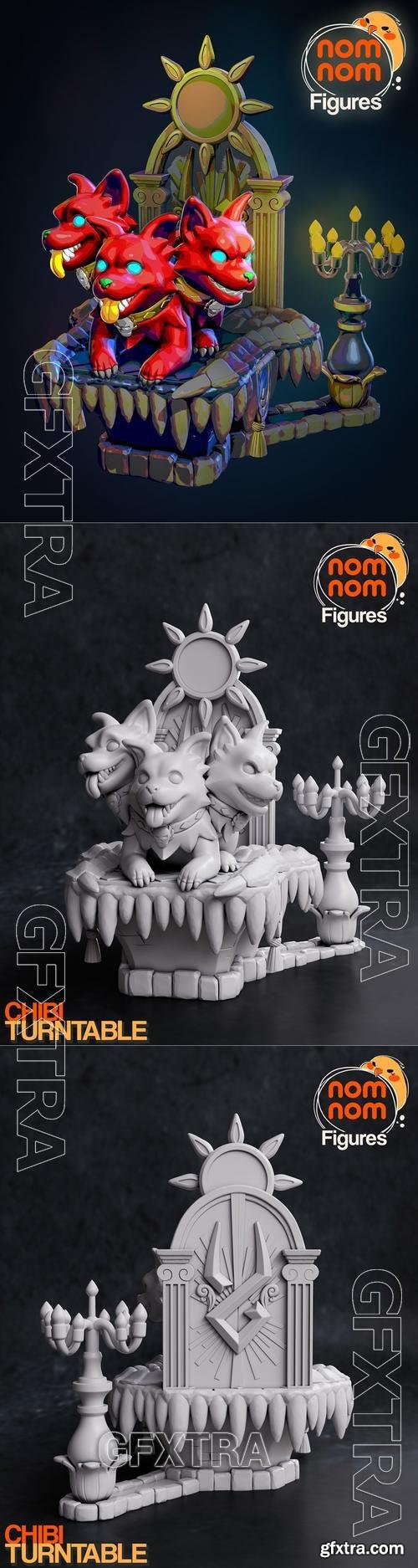 NomNom Figures - Cerberus - Hades – 3D Print Model