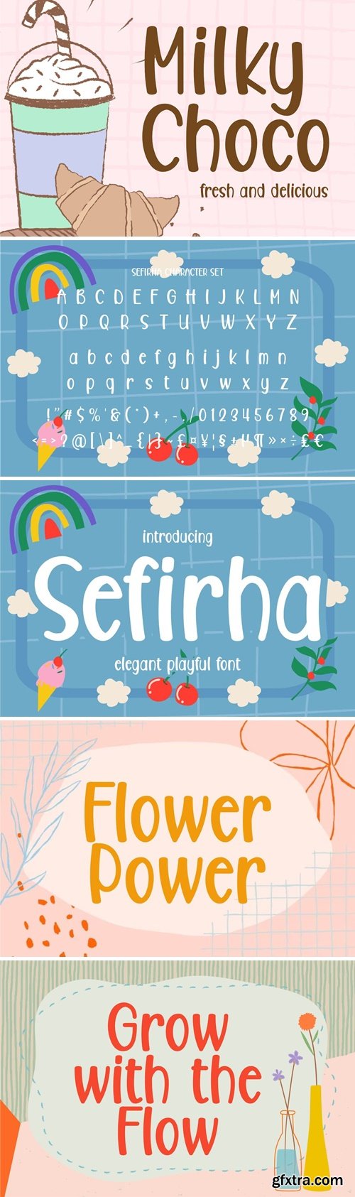 Sefirha Font - Elegant Playful Font