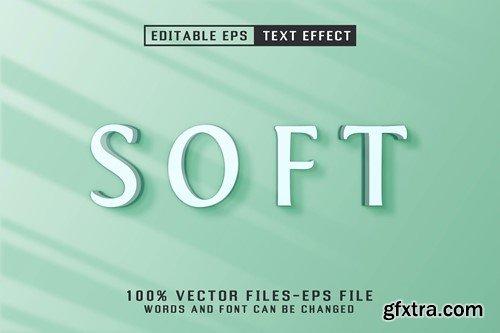 Soft Editable Text Effect DDDMDW7